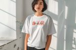 T-shirt oversize coton bio Femme Junji Ito Collection avec un design de Junji Ito Collection Logo 2