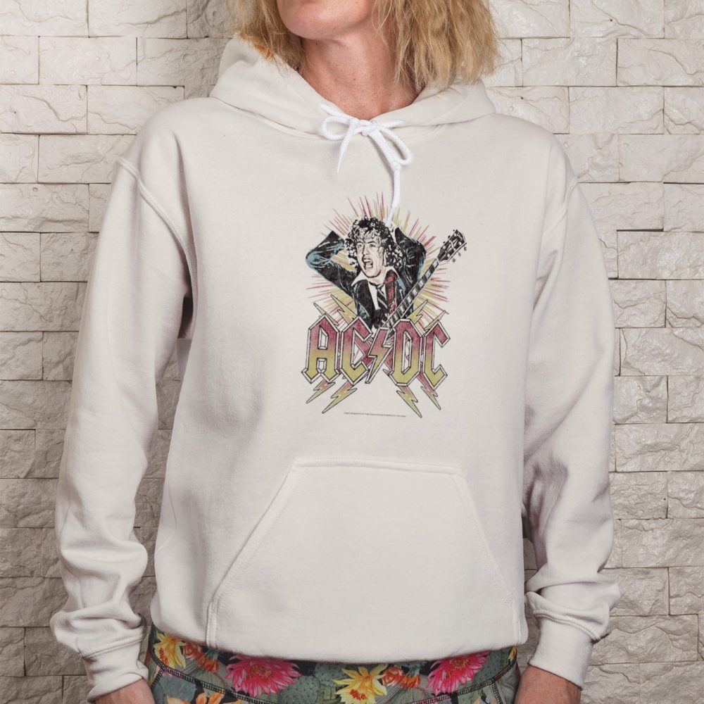 Sweat-shirt à capuche Femme ACDC avec un design de ACDC