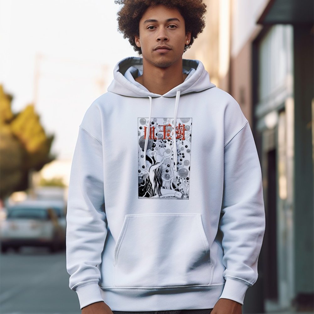 Sweat-shirt à capuche Homme Junji Ito Collection avec un design de Junji Ito Collection Bubbles