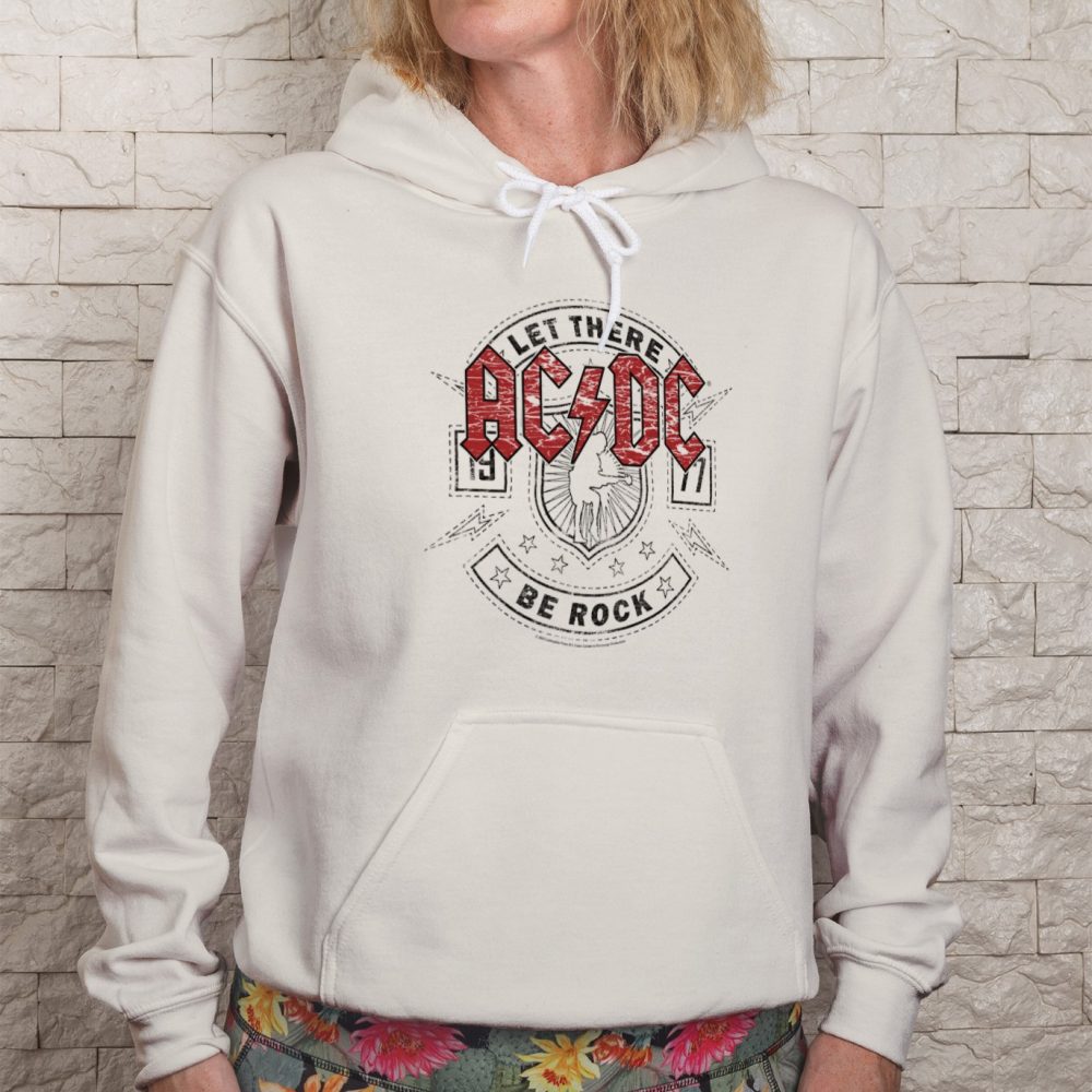Sweat-shirt à capuche Femme ACDC avec un design de ACDC Be Rock
