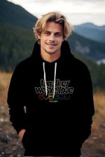 Sweat-shirt à capuche Homme Smiley World avec un design de Smiley World Together We Are Love blanc