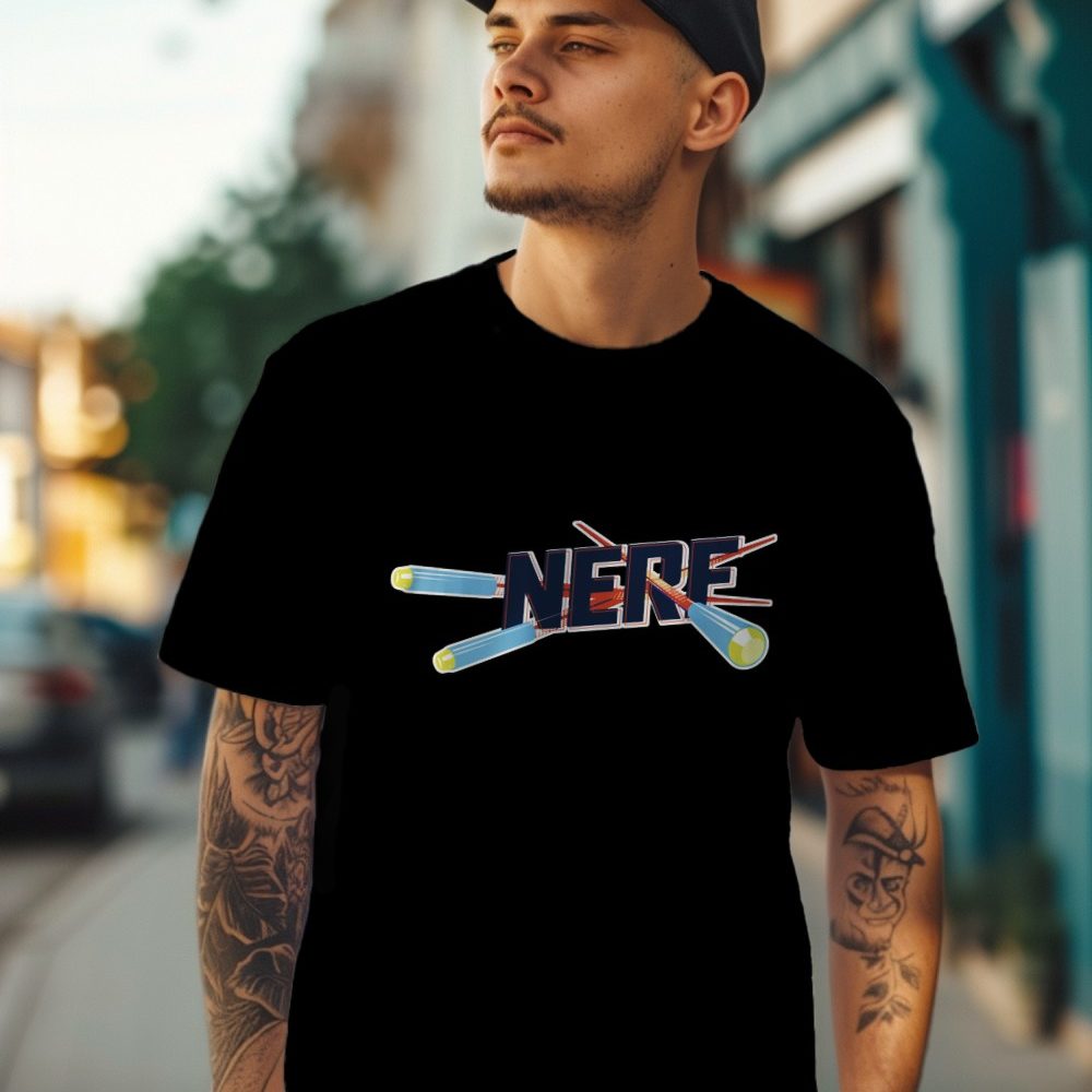 T-shirt Homme Nerf avec un design de Nerf Tirs