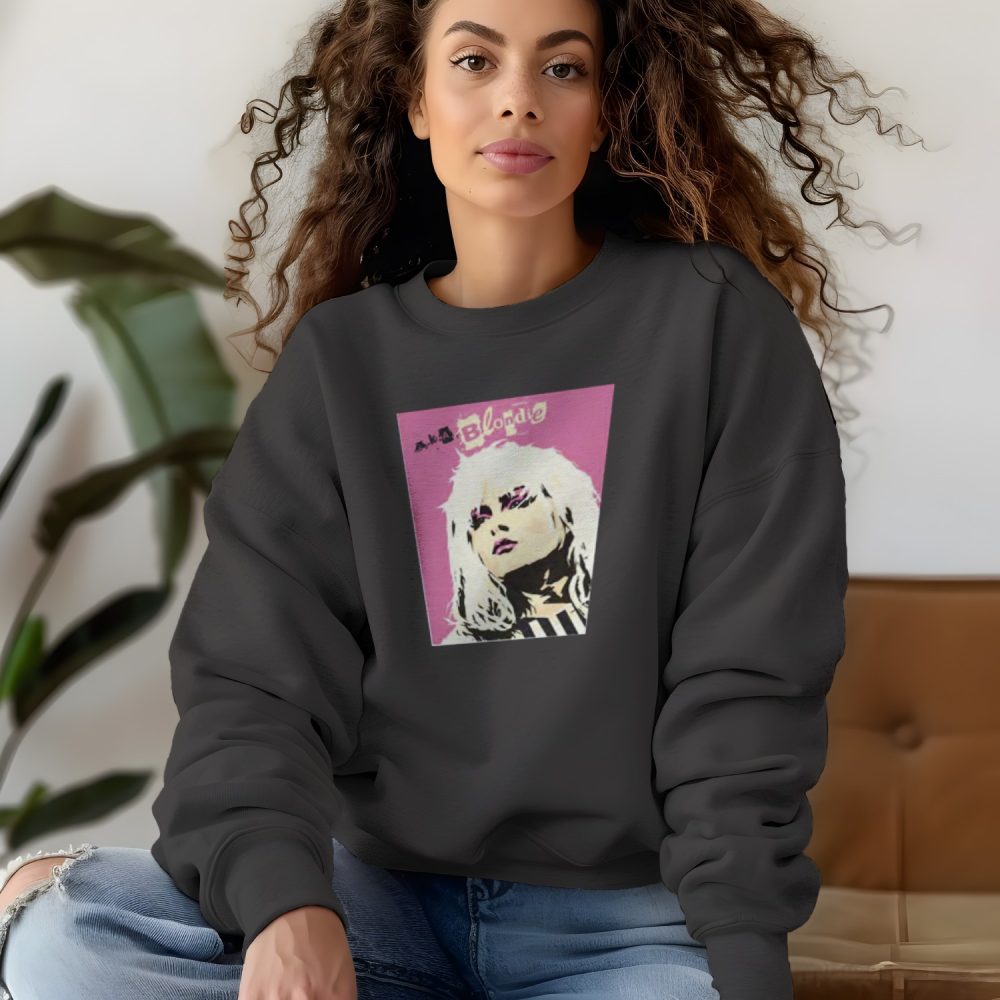 Sweat oversize coton bio Blondie Femme avec un design de Blondie Aka pink