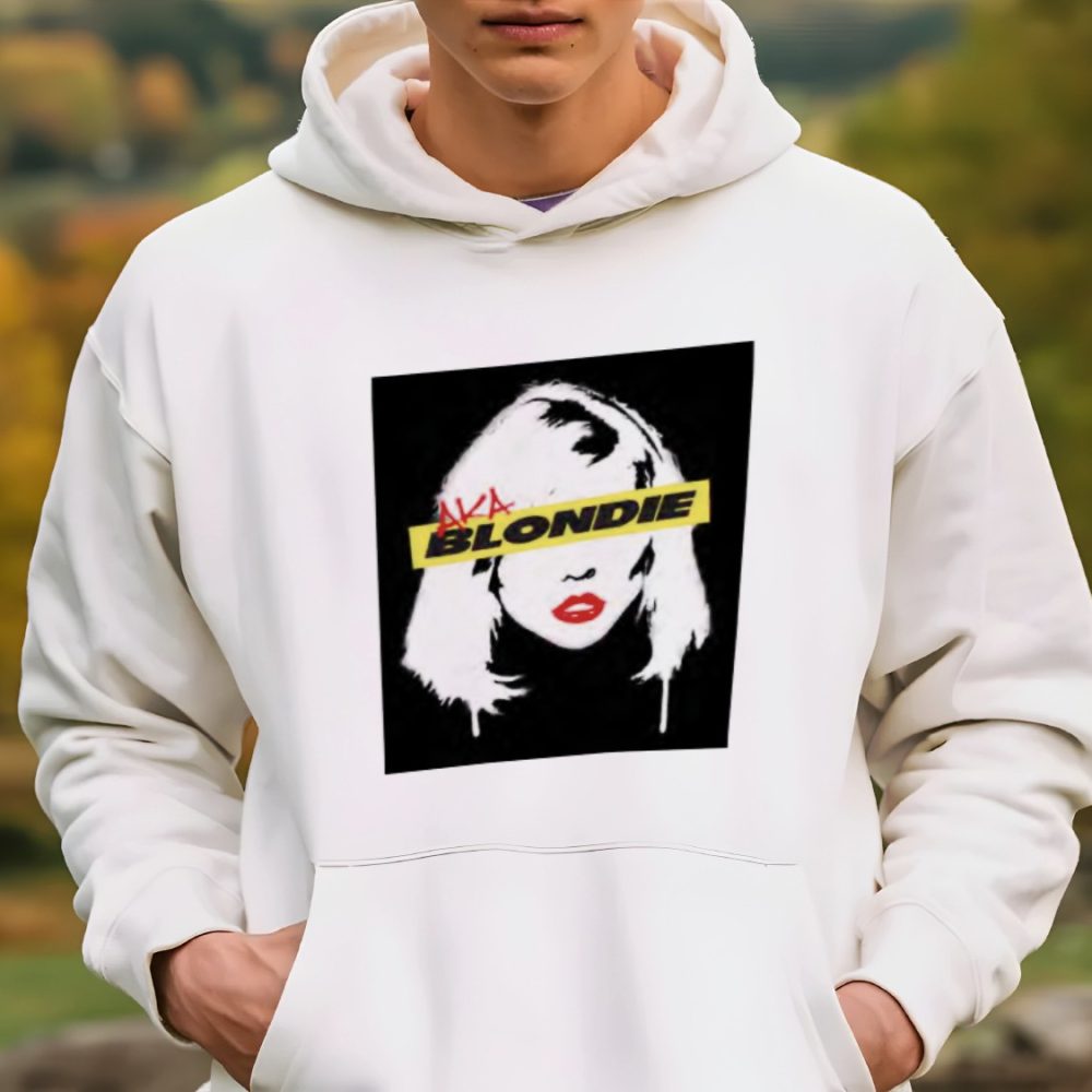 Sweat-shirt à capuche Homme Blondie avec un design de Blondie Aka noir