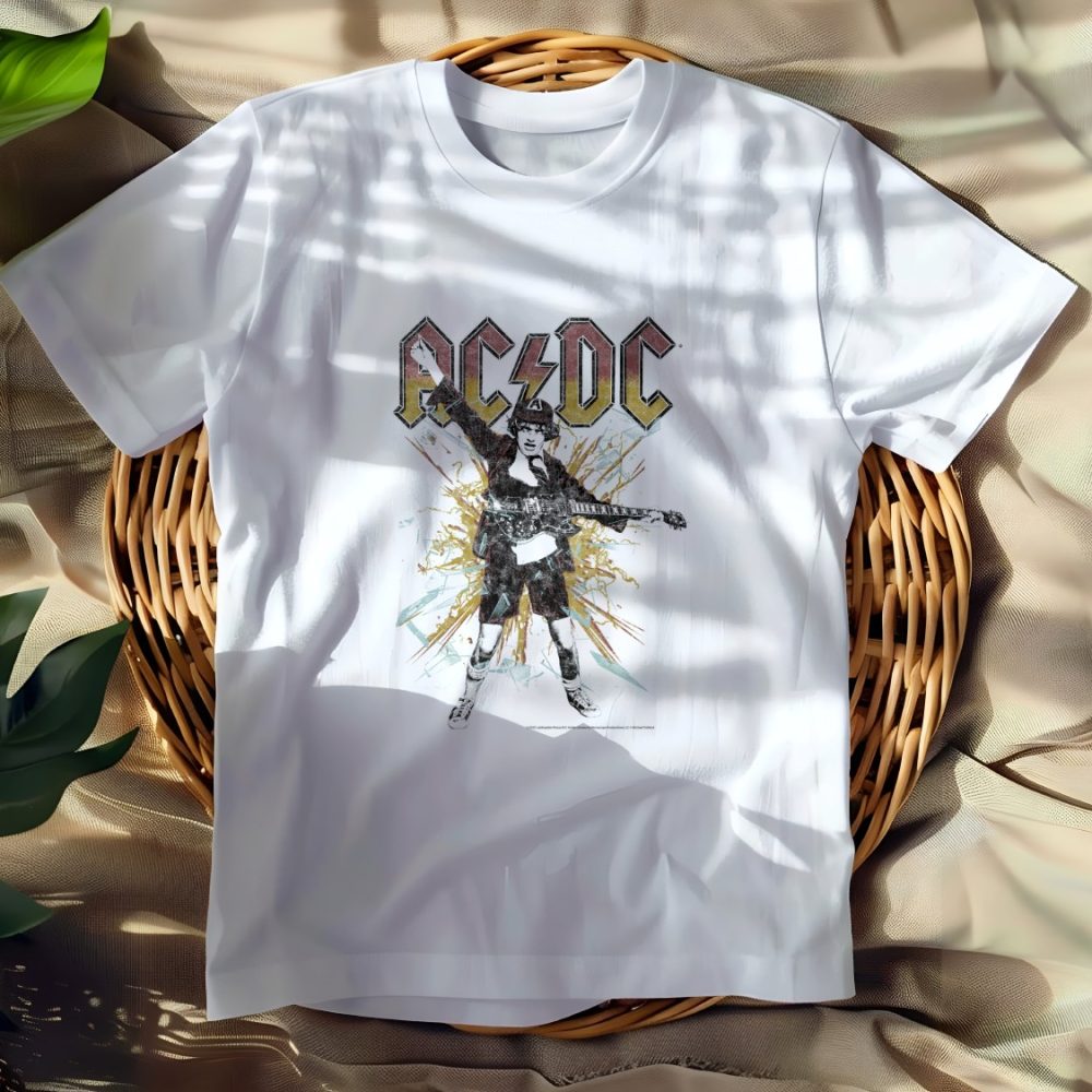 T-shirt Femme ACDC avec un design de ACDC Rock