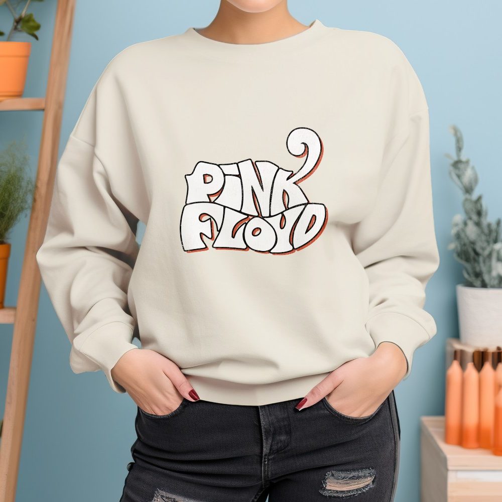 Sweat oversize coton bio Femme Pink Floyd avec un design de Pink Floyd