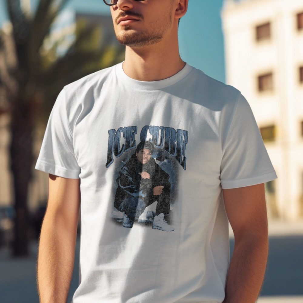 T-shirt Homme Ice Cube avec un design de Ice Cube Vintage