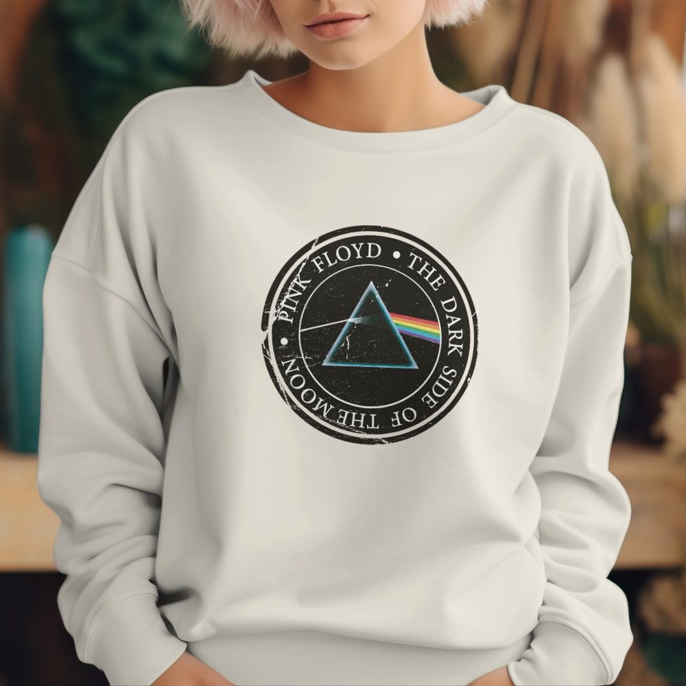 Sweat oversize coton bio Femme Pink Floyd avec un design de Pink Floyd