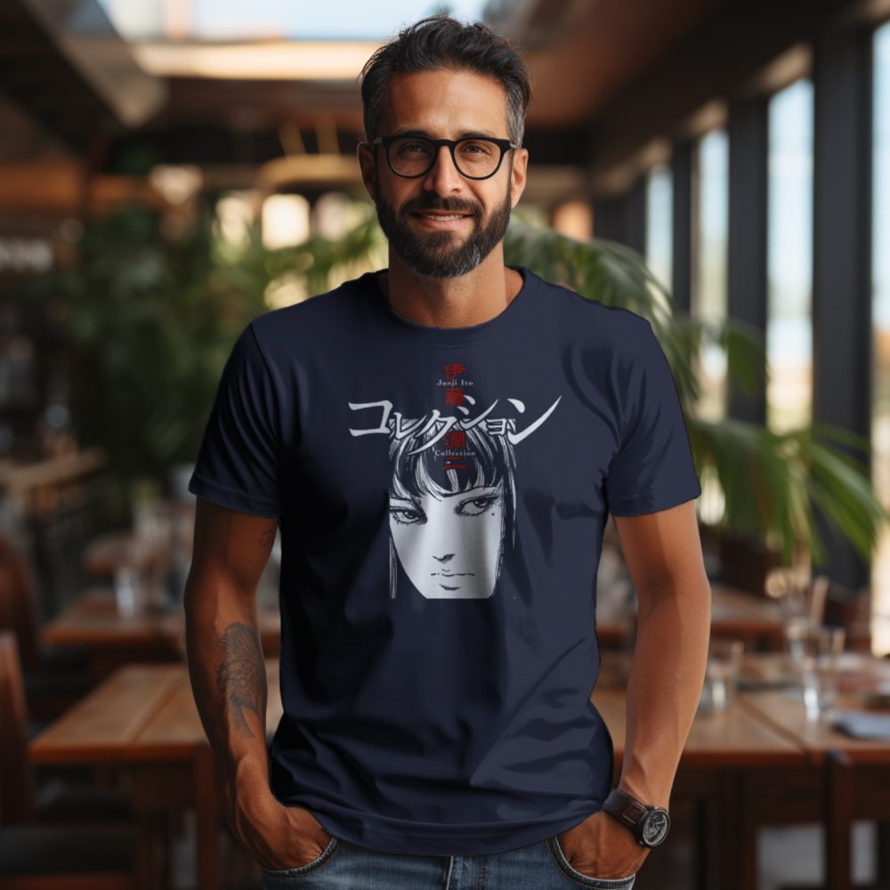 T-shirt Homme Junji Ito Collection avec un design de Junji Ito Collection Face