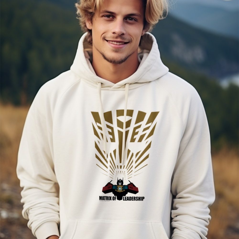 Sweat-shirt à capuche Homme Transformers avec un design de Transformers Matrix Of Leardership