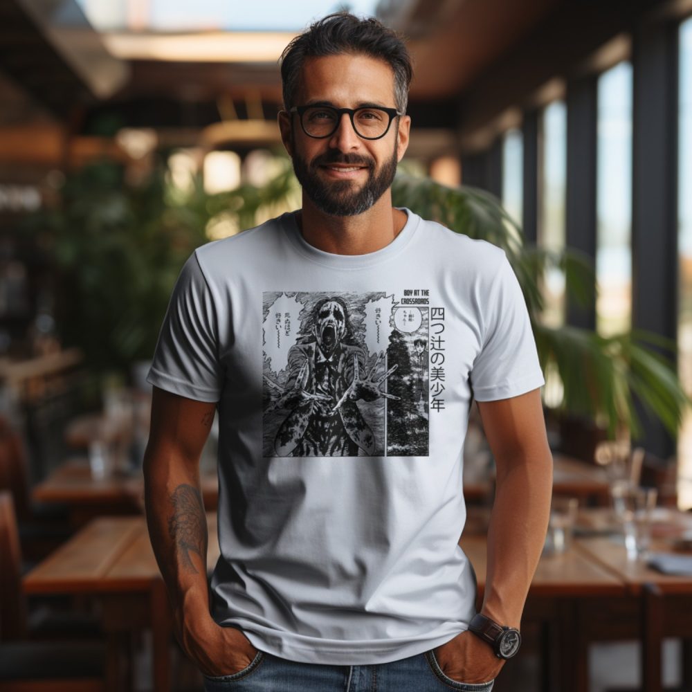 T-shirt Homme Junji Ito Collection avec un design de Junji Ito Collection Crossroads